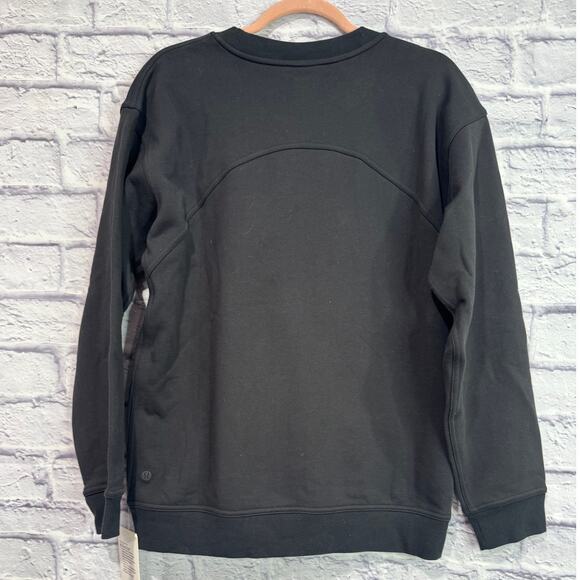 LULULEMON All Yours Crewneck Black Size 8 NWT* - Picture 7 of 8